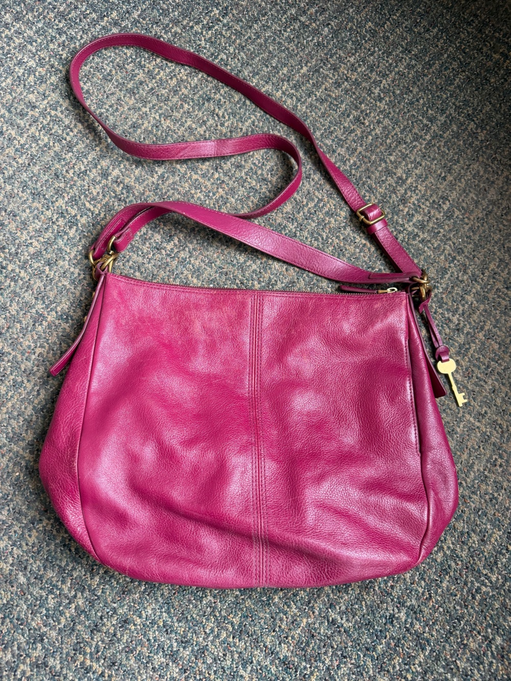 Fossil Leather Crossbody Bag